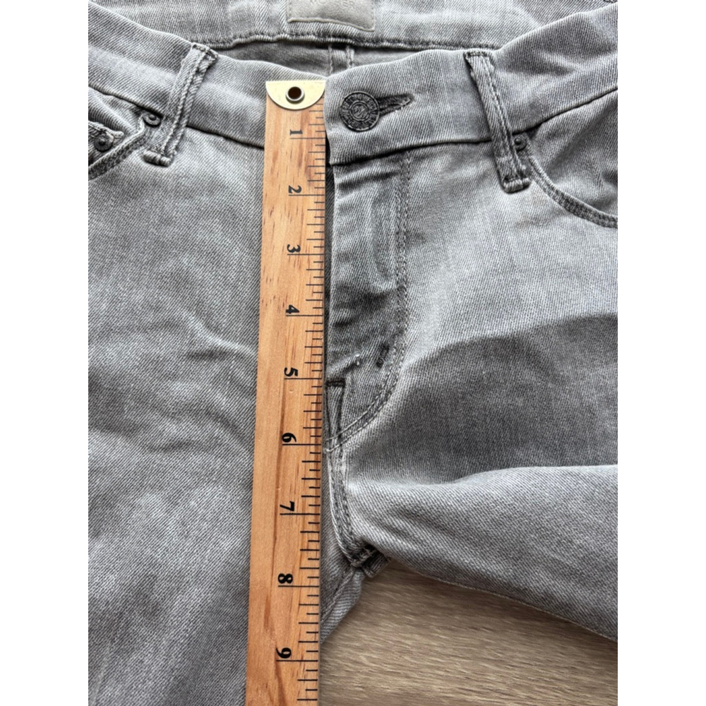 Mother The Looker Pop Grey Skinny Jeans Size 27 - Picture 8 of 15